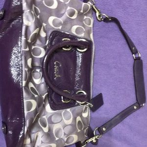 Coach purple purse